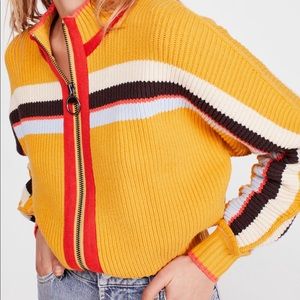 Free People Ready Set Go Zip Up